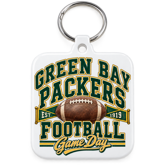 Green Bay Packers Game Day Keychain — product thumbnail