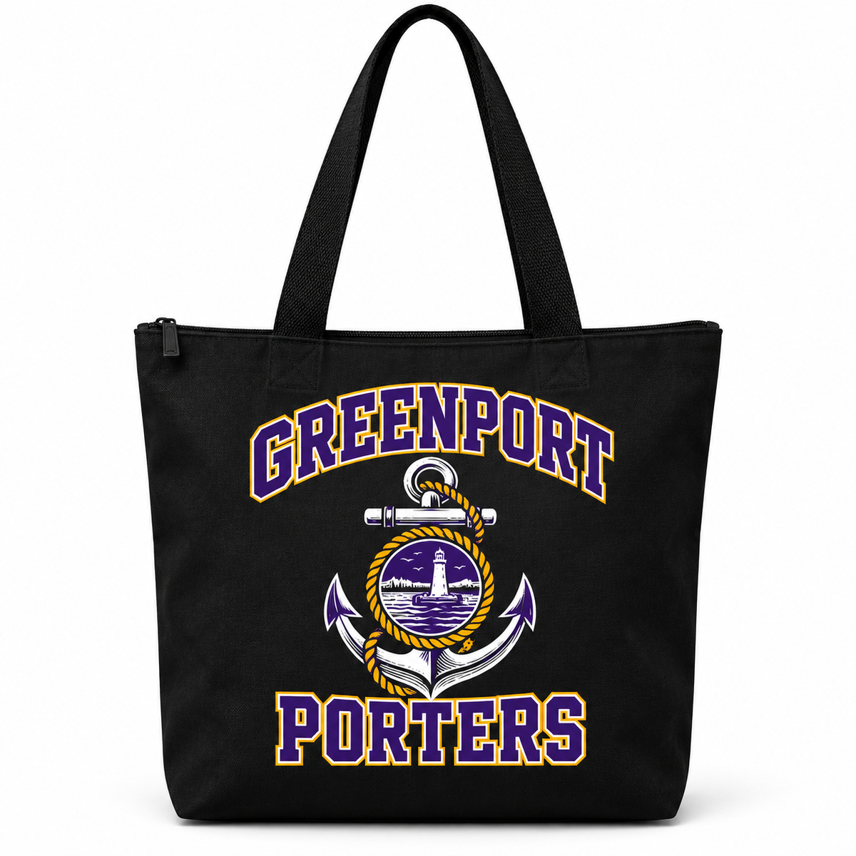 Greenport Porters Collegiate Zip Tote Bag