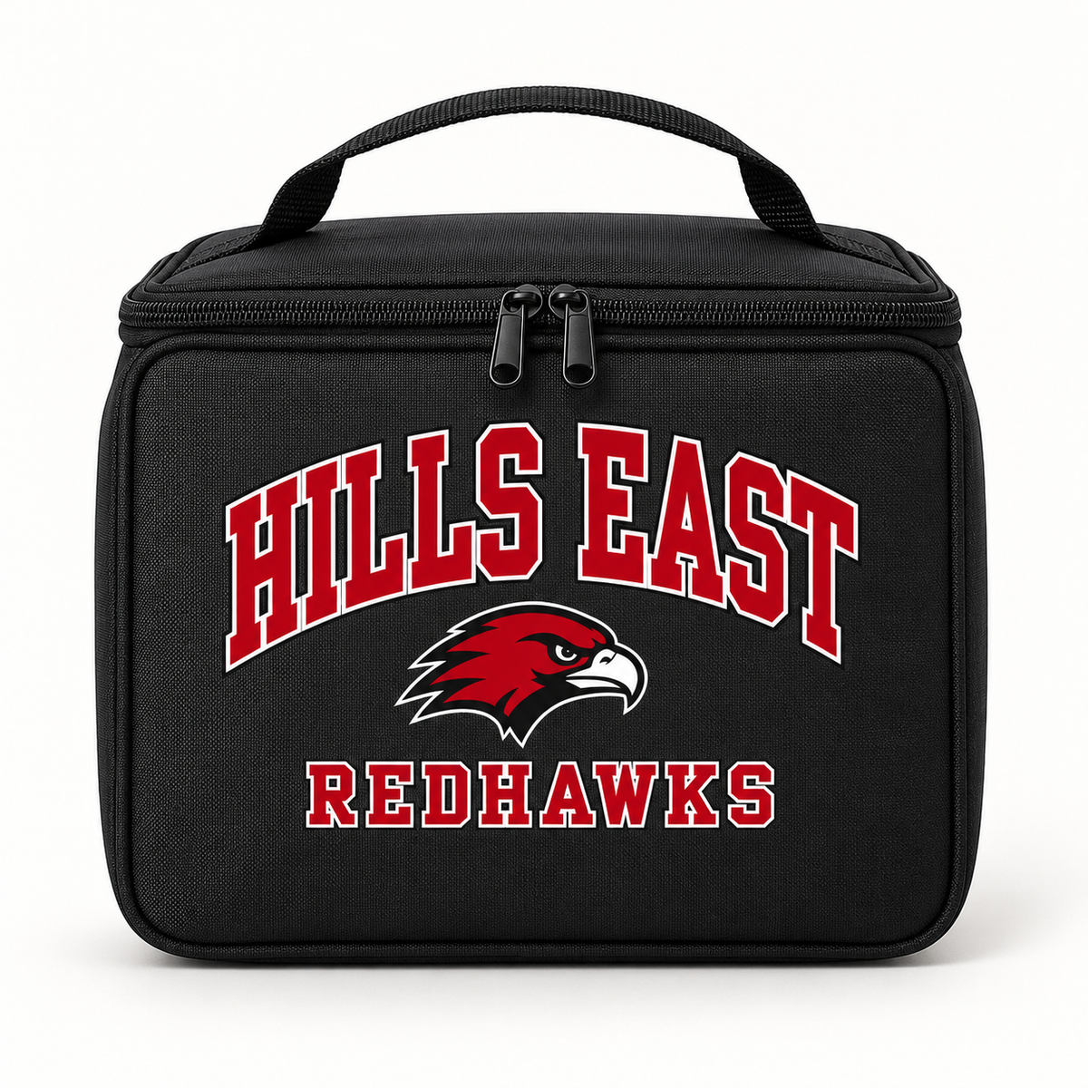 Half Hollow Hills East RedHawks Campus Lunch Bag — Black