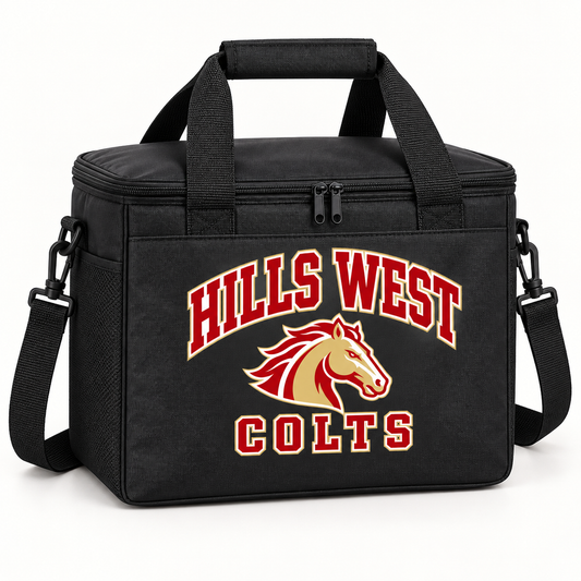 Half Hollow Hills West Colts Campus Insulated Cooler Bag — Black