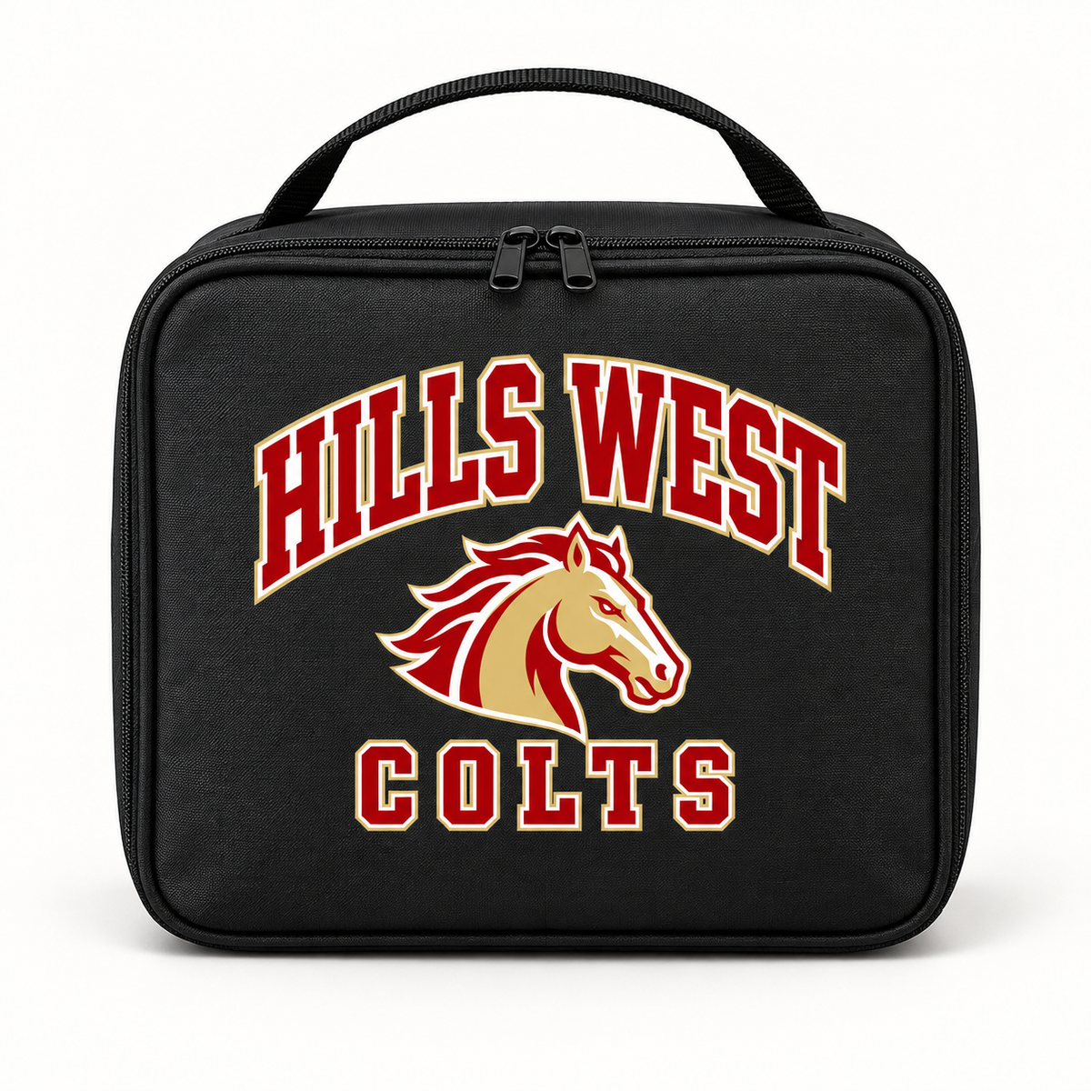 Half Hollow Hills West Colts Campus Lunch Bag — Black
