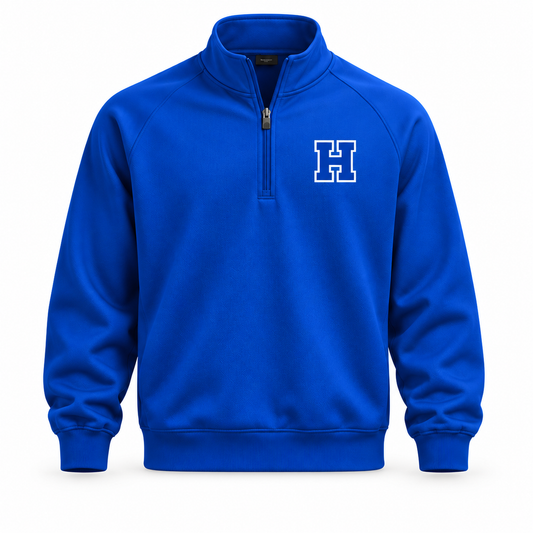Hauppauge Eagles Women's Script Quarter-Zip Pullover single product front view