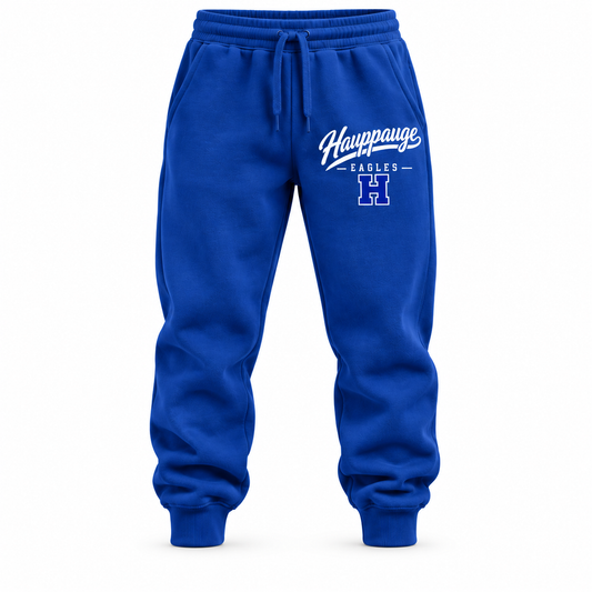 Hauppauge Eagles Women's Script Pocket Joggers single front view