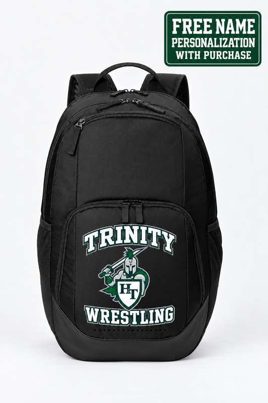 Holy Trinity Wrestling Sport-Tek Rec Backpack BST200 with free name personalization offer