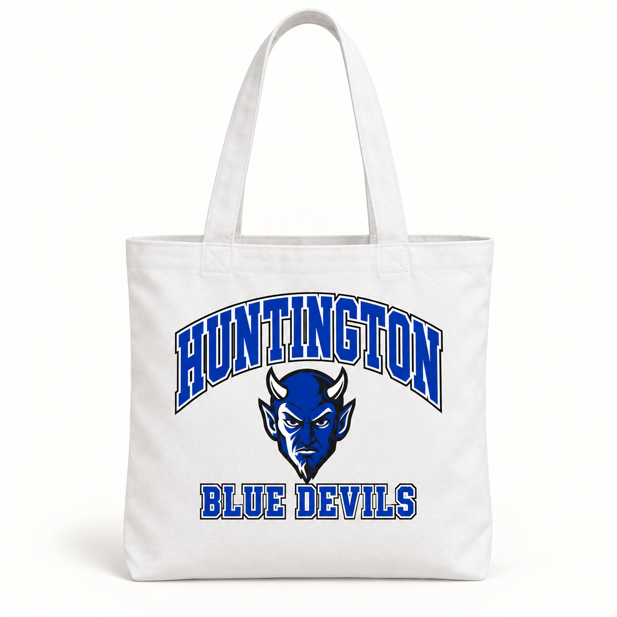 Huntington Blue Devils Campus Everyday Tote Bag — White