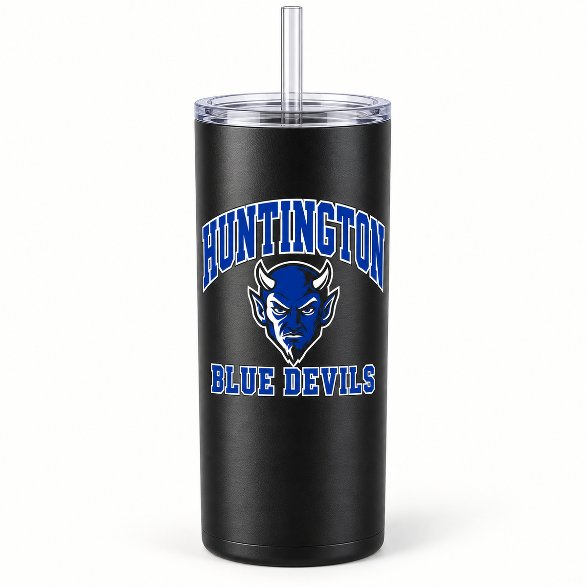 Huntington Blue Devils Campus Slim Tumbler — Black