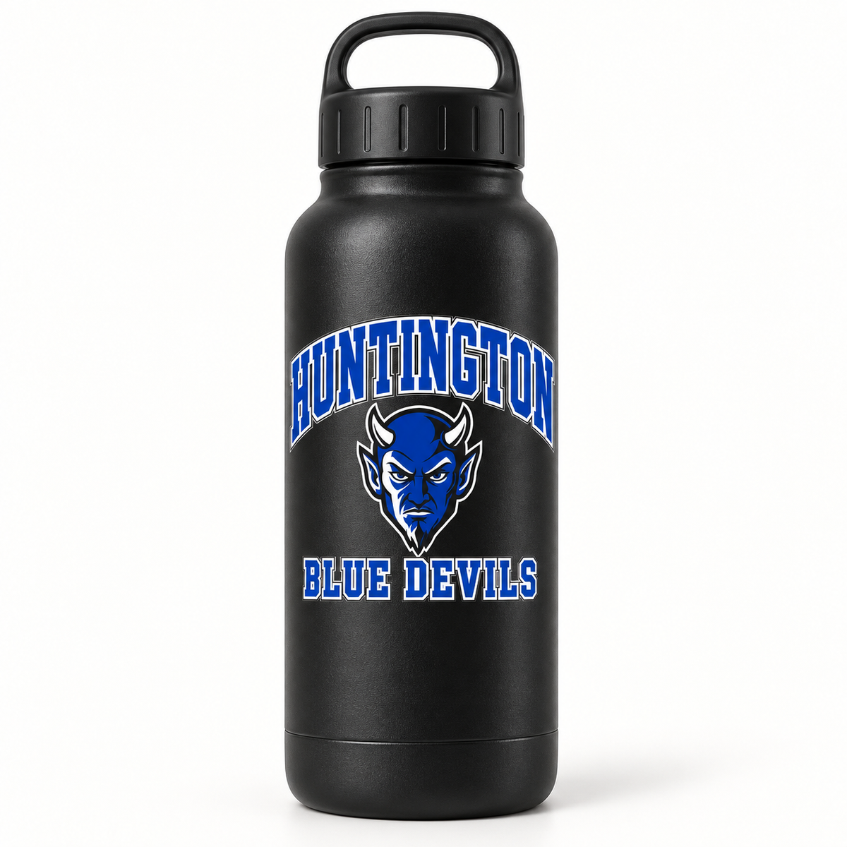 Huntington Blue Devils Campus Water Bottle — Black
