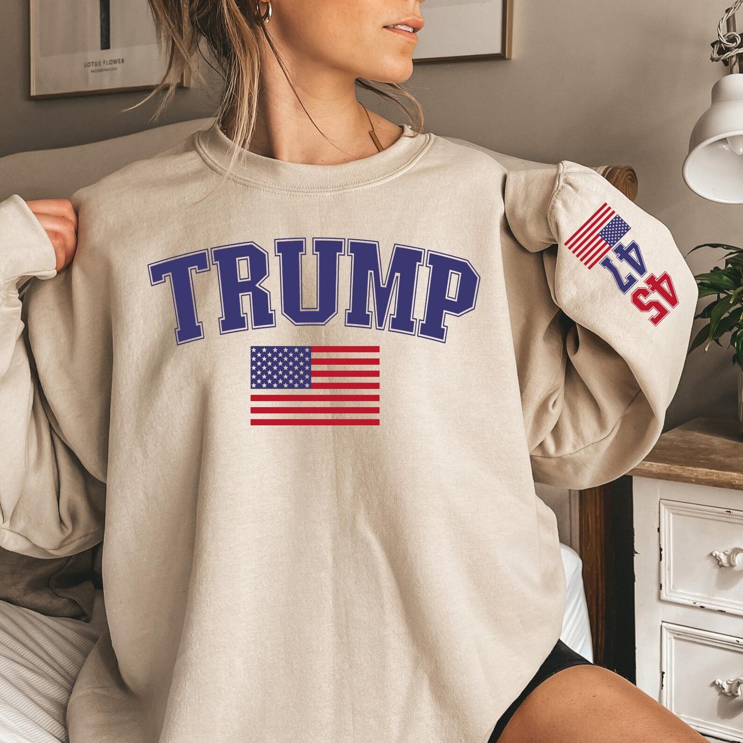 TRUMP Classic Collegiate Crewneck