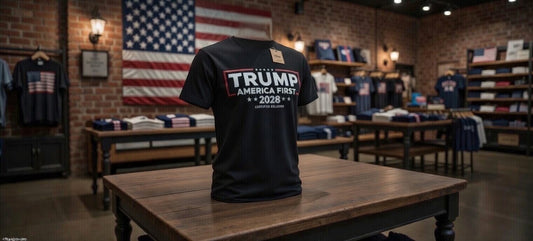 Trump America First 2028 Men's Tee – Unfiltered Patriot Power
