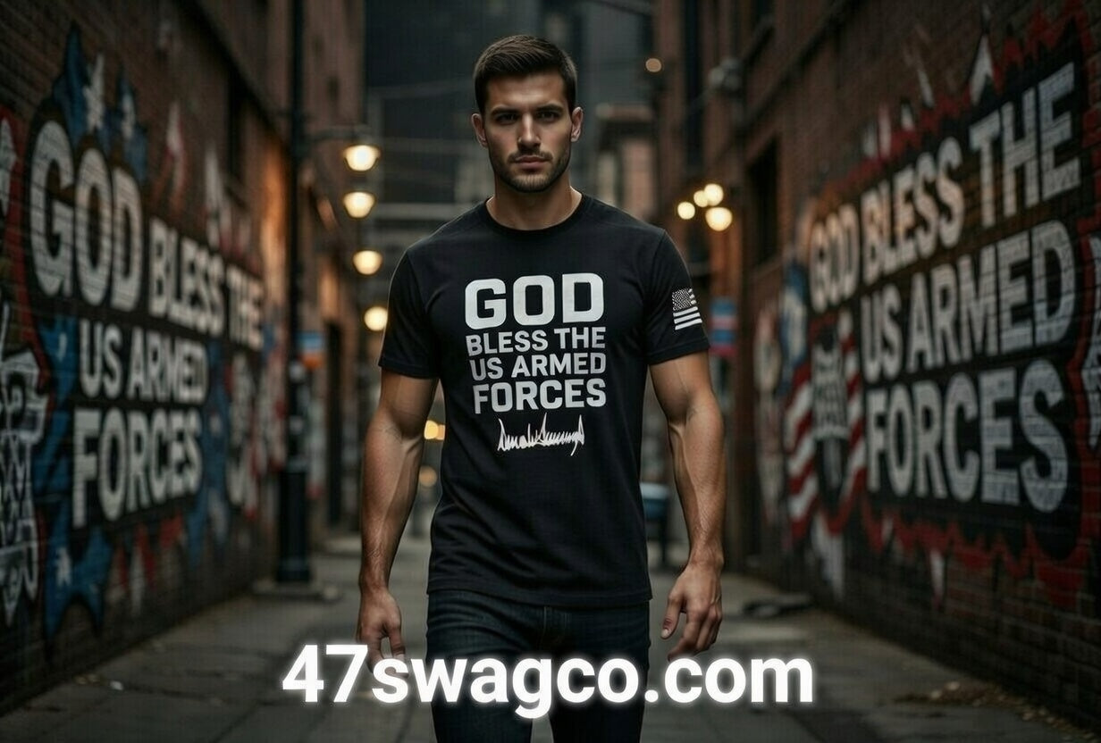 GOD BLESS THE US ARMED FORCES – Trump Signature