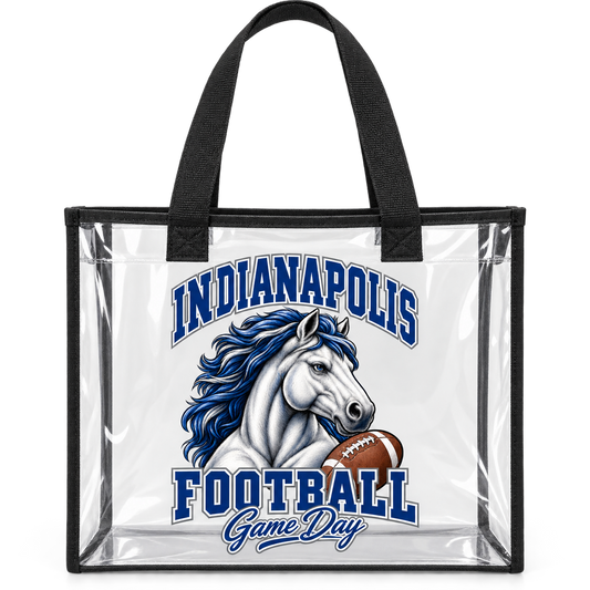 Indianapolis Game Day Clear Tote — product thumbnail