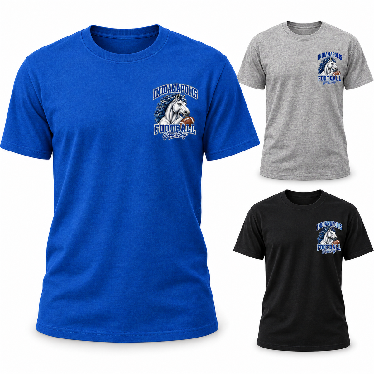 Indianapolis Left-Chest Mascot T-Shirt — product thumbnail