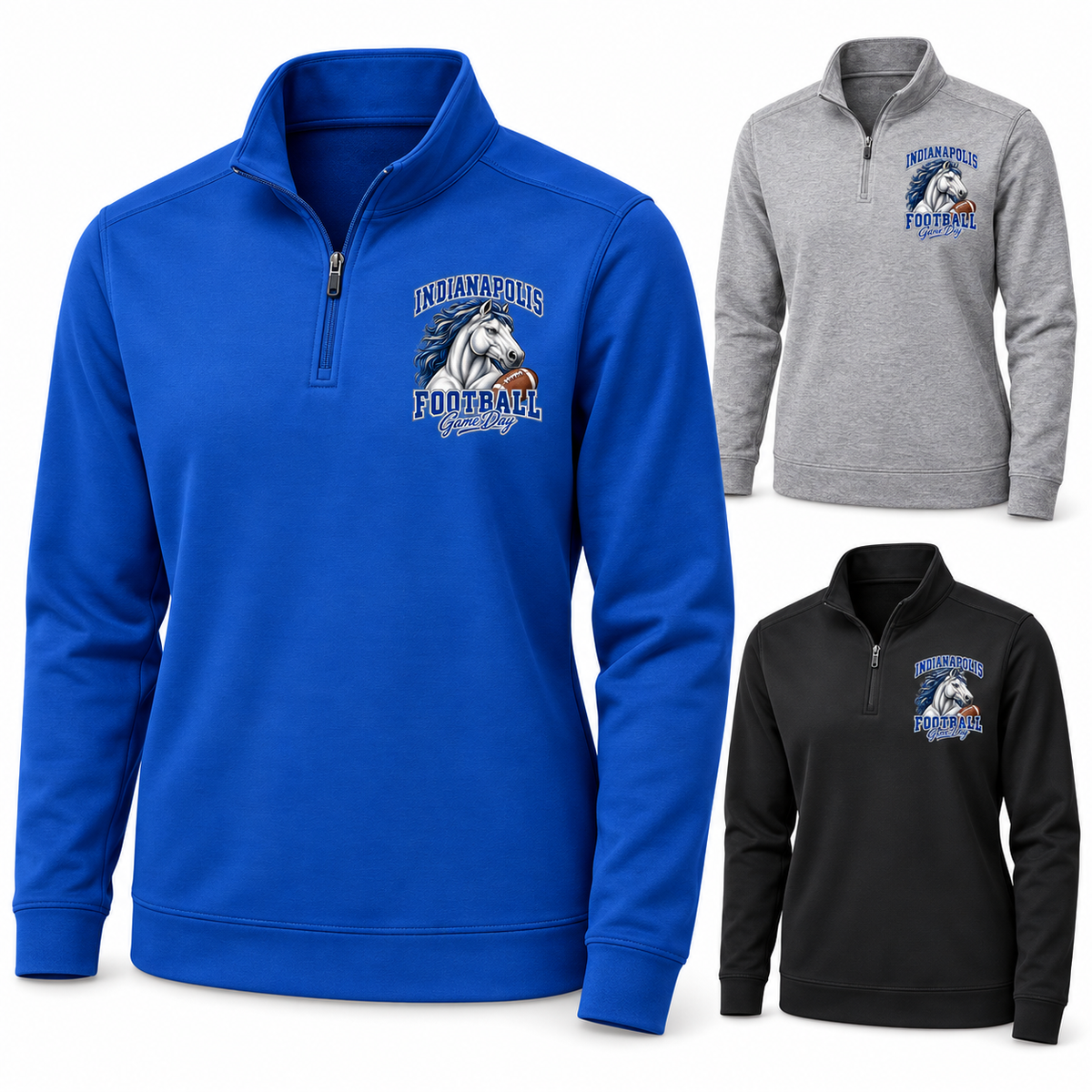 Indianapolis Left-Chest Quarter-Zip Pullover — product thumbnail