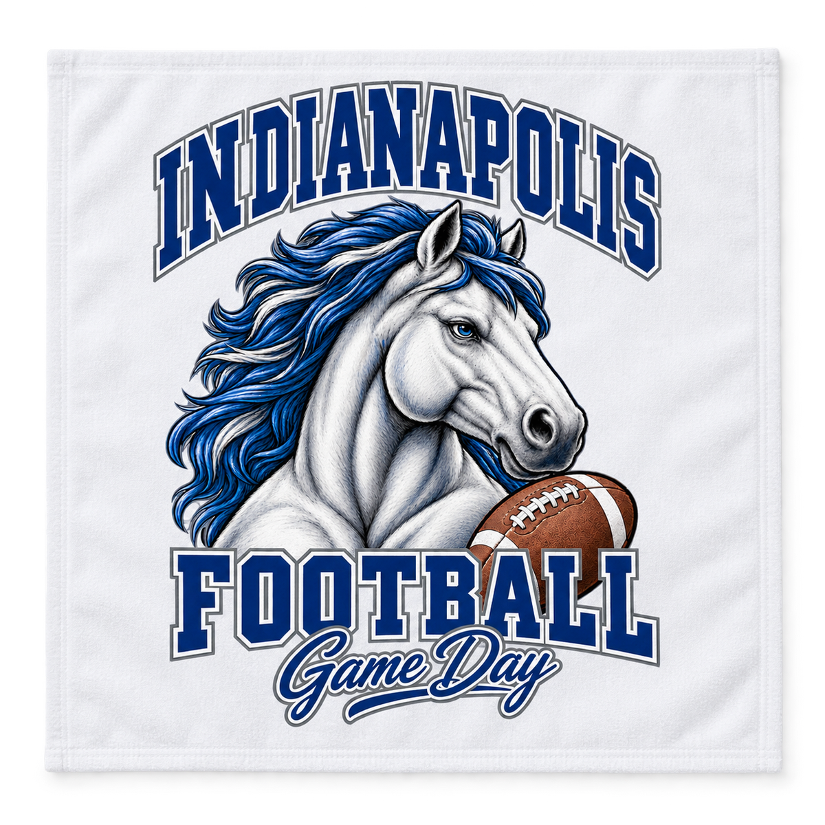 Indianapolis Mascot Game Day Rally Towel — product thumbnail