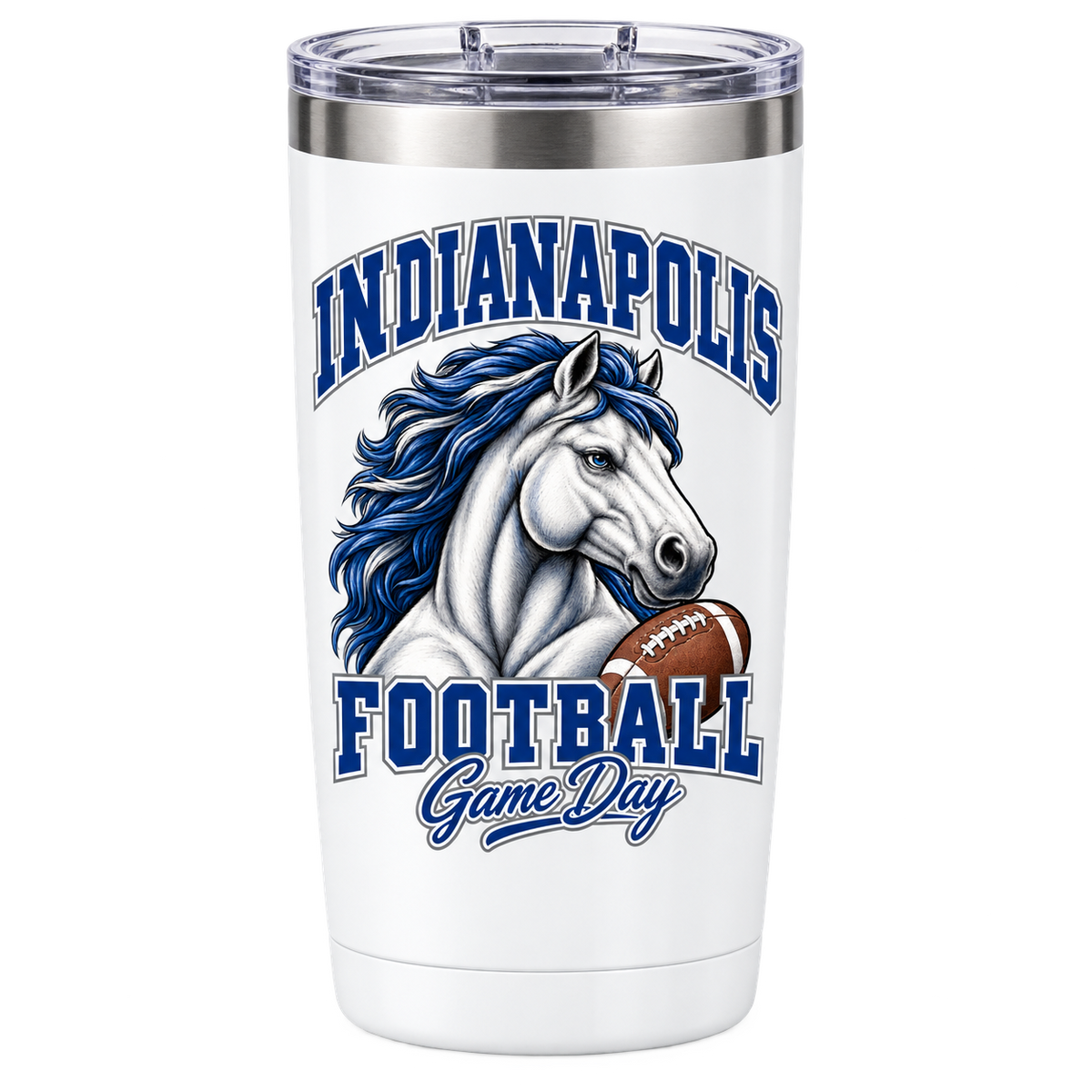 Indianapolis Mascot Travel Tumbler — product thumbnail