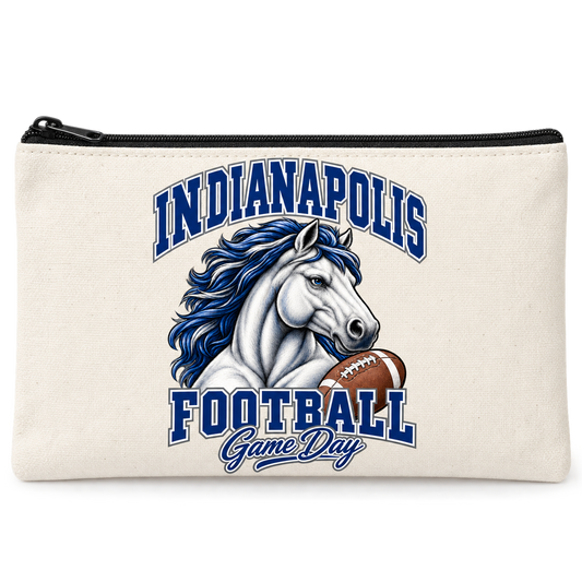 Indianapolis Mascot Zippered Pencil Pouch — product thumbnail