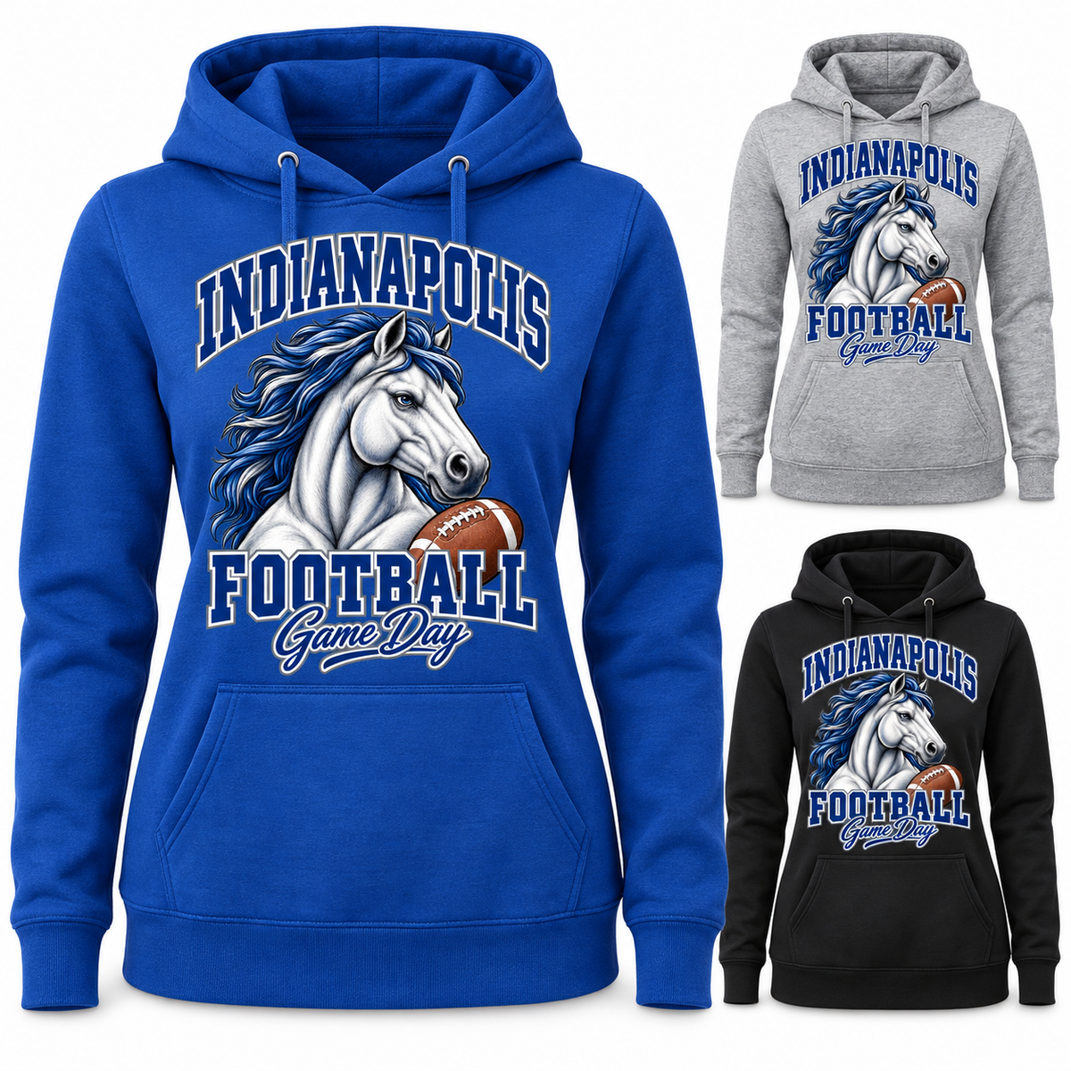 Indianapolis Women's Mascot Pullover Hoodie — product thumbnail