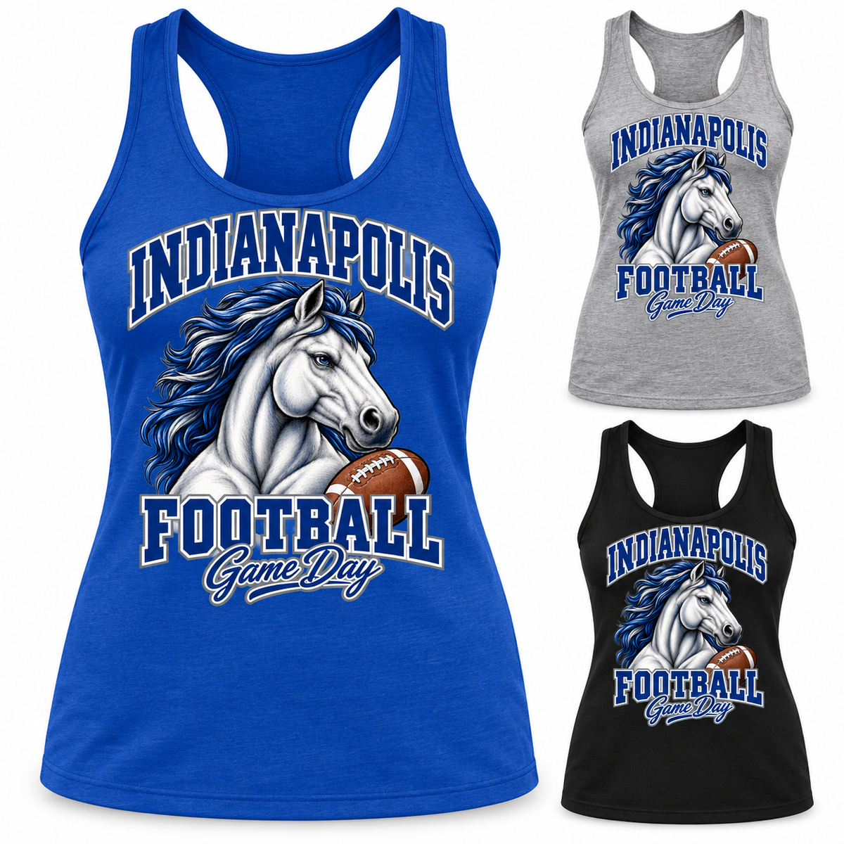 Indianapolis Women's Mascot Racerback Tank — product thumbnail