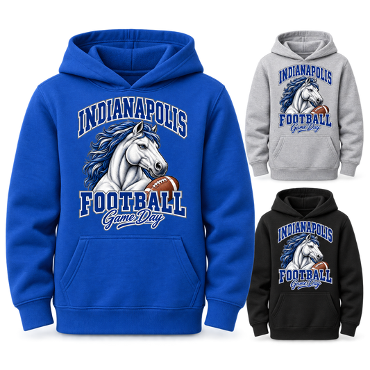 Indianapolis Youth Mascot Pullover Hoodie — product thumbnail