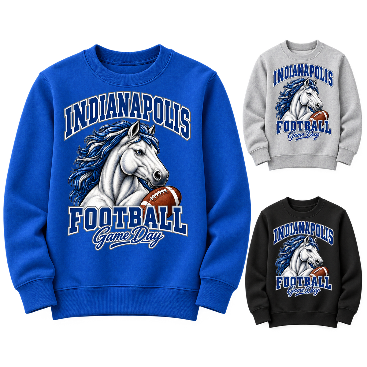 Indianapolis Youth Varsity Mascot Crewneck — product thumbnail