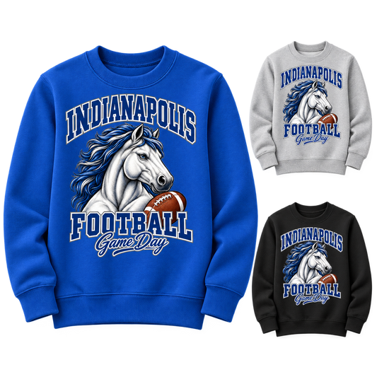 Indianapolis Youth Varsity Mascot Crewneck — product thumbnail