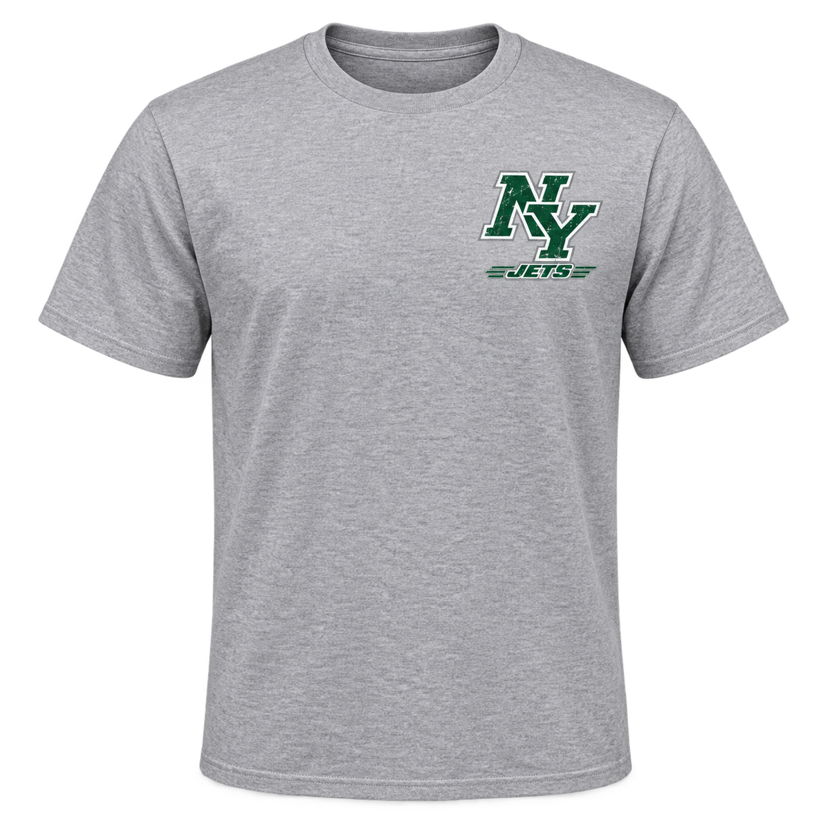 New York Jets chest tee sport gray