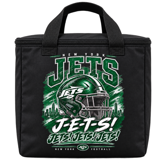 New York Jets Insulated Cooler Tote in Black