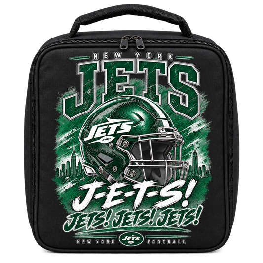 New York Jets Insulated Lunch Bag in Black