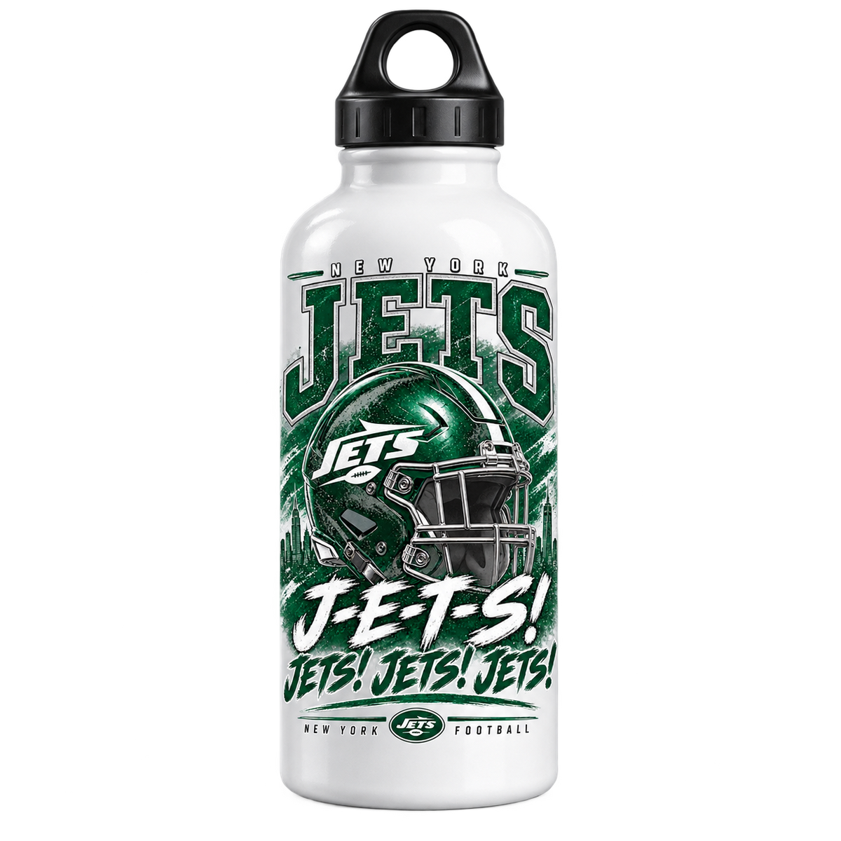 New York Jets Water Bottle in White
