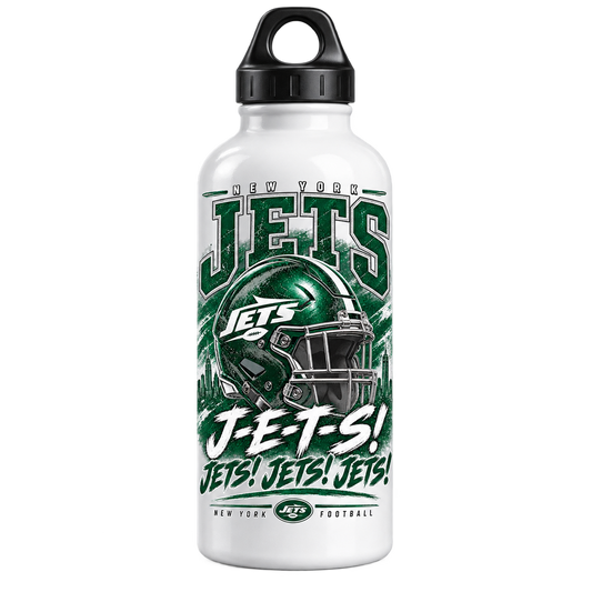 New York Jets Water Bottle in White