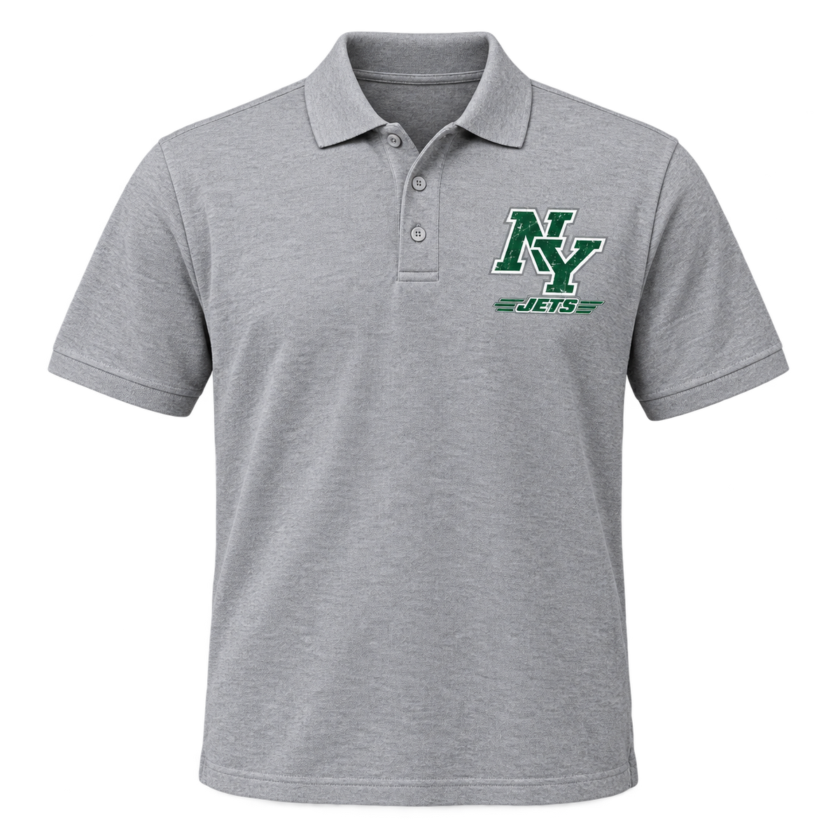 New York Jets polo sport gray