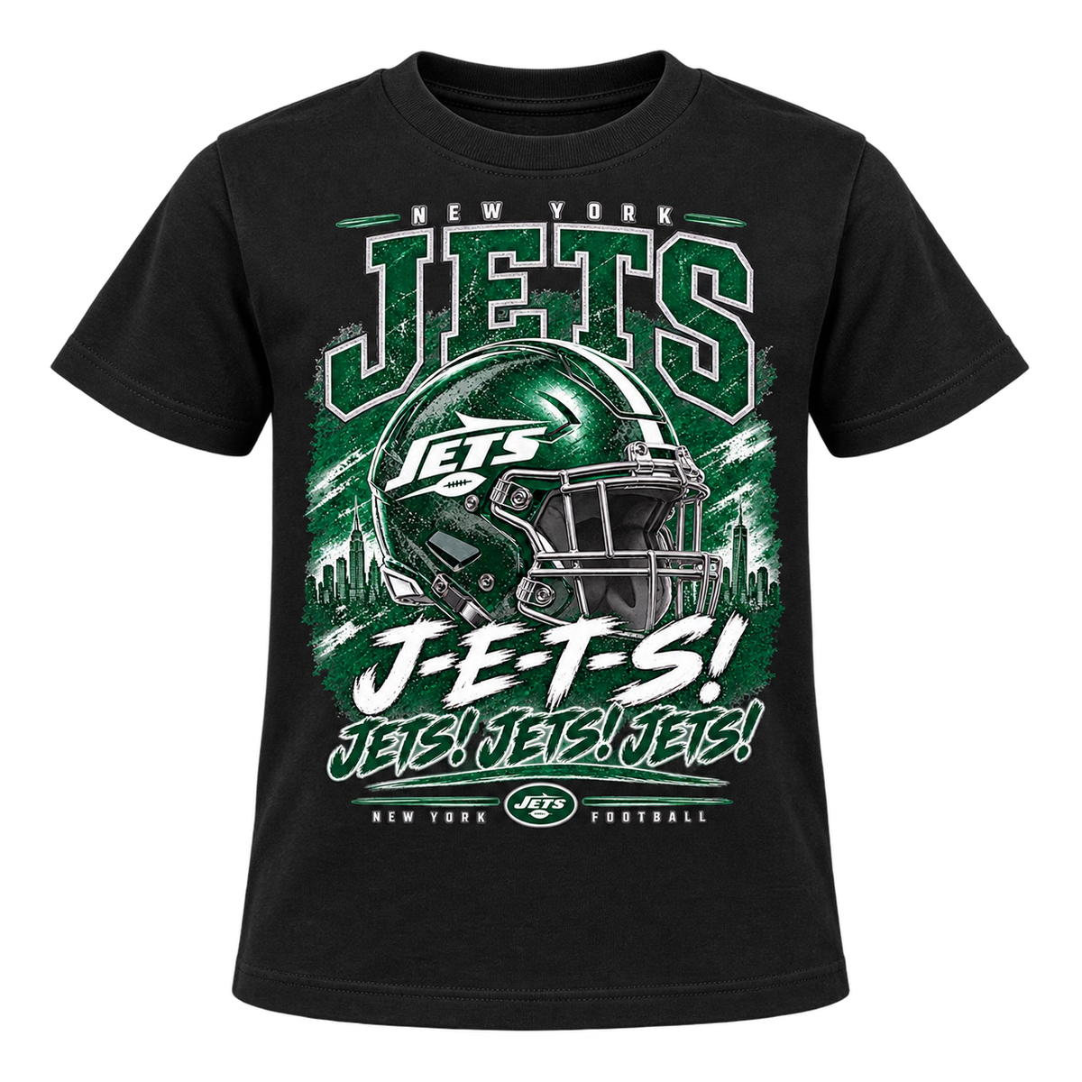 New York Jets youth tee black