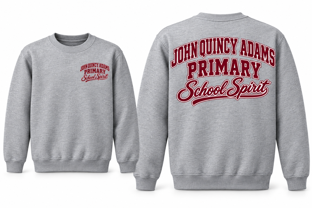 John Quincy Adams Primary School Spirit Youth Crewneck