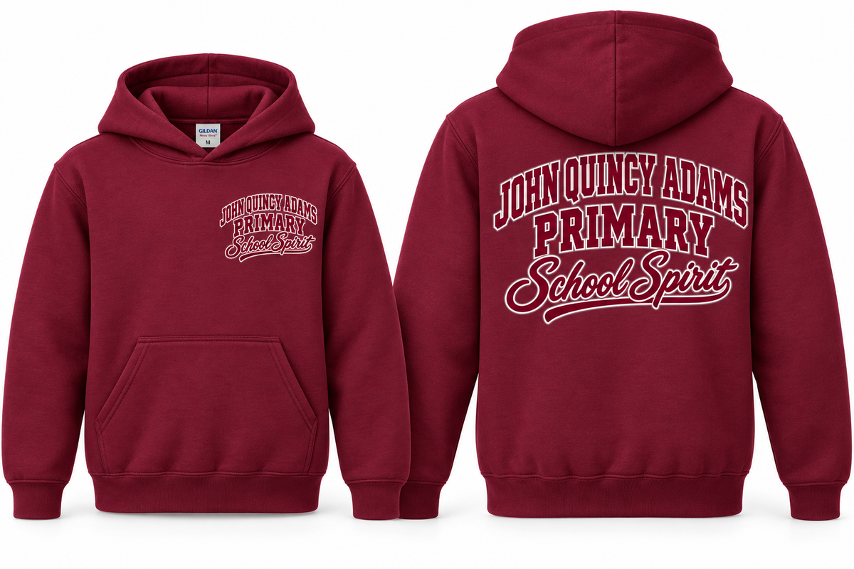 John Quincy Adams Primary School Spirit Youth Pullover Hoodie