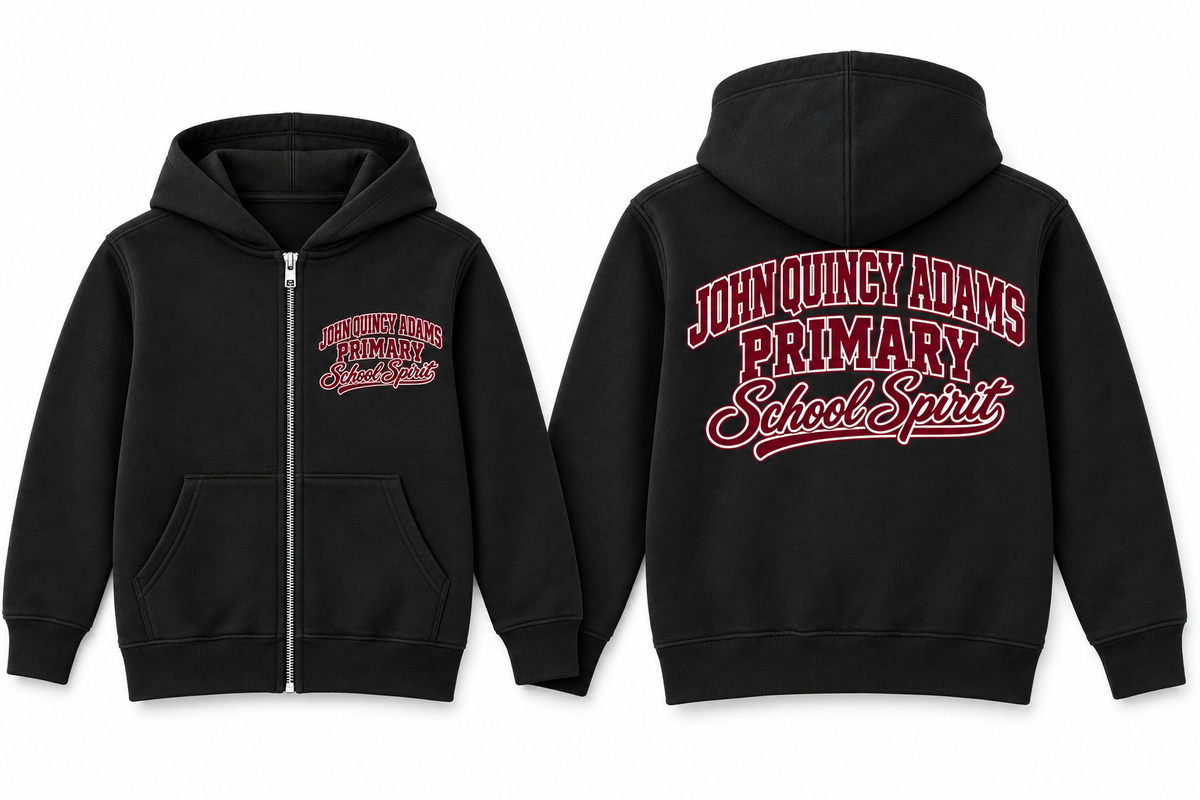 John Quincy Adams Primary School Spirit Youth Full-Zip Hoodie