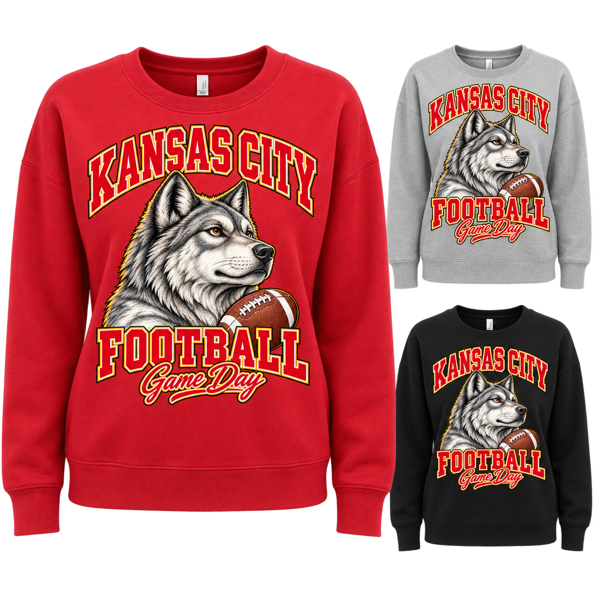 Kansas City Women's Mascot Crewneck Sweatshirt — product thumbnail