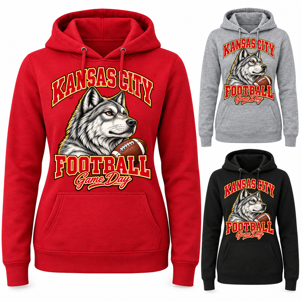 Kansas City Women's Mascot Pullover Hoodie — product thumbnail