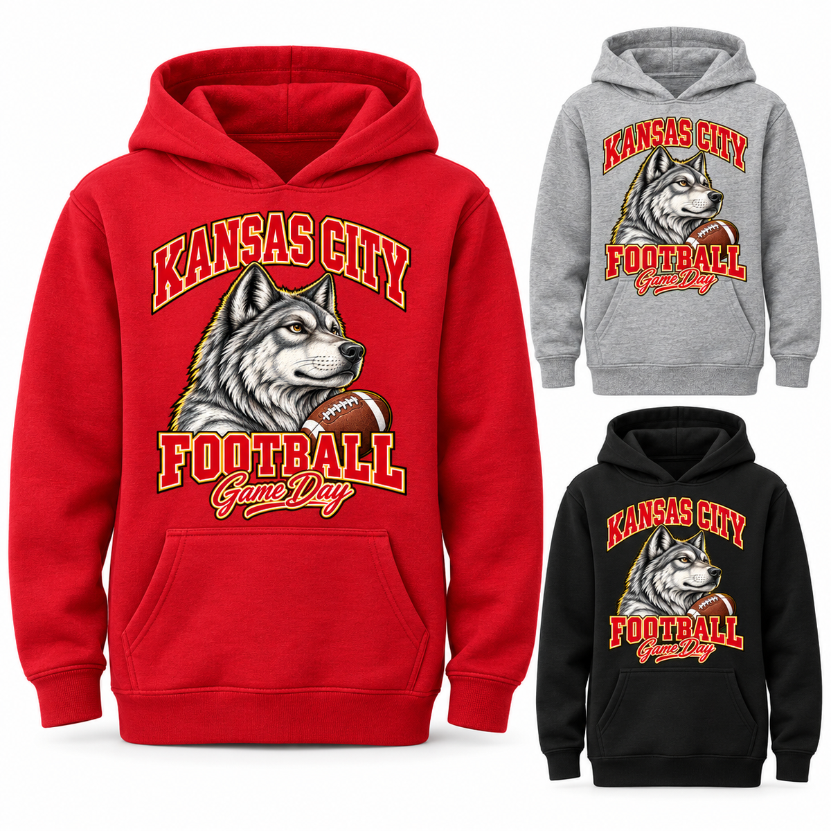 Kansas City Youth Mascot Pullover Hoodie — product thumbnail