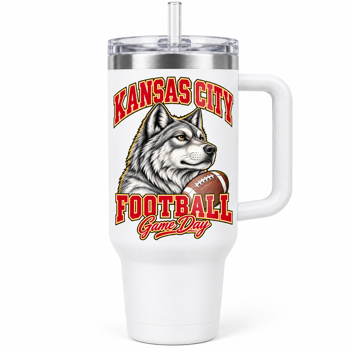 Kansas City Mascot Handled Tumbler — product thumbnail