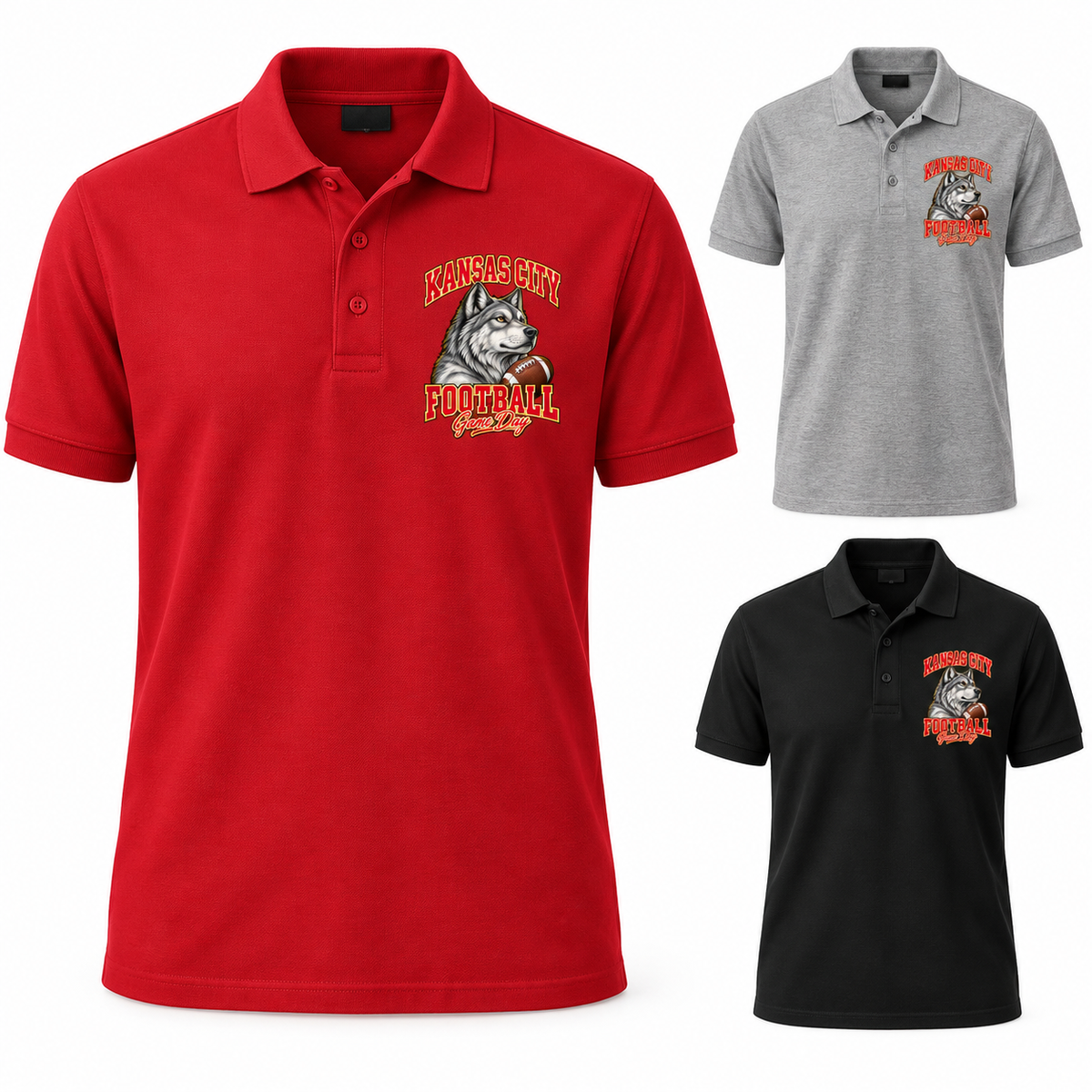 Kansas City Left-Chest Game Day Polo — product thumbnail