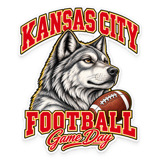 Kansas City Mascot Die-Cut Sticker — product thumbnail