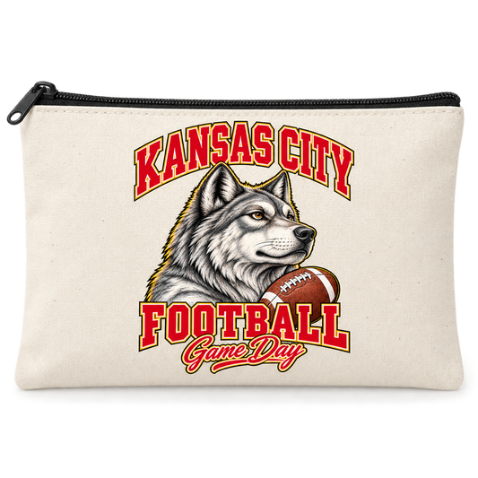 Kansas City Mascot Zippered Pencil Pouch — product thumbnail
