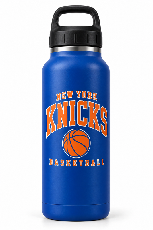 New York Knicks Varsity Court 24 oz Water Bottle in Royal Blue