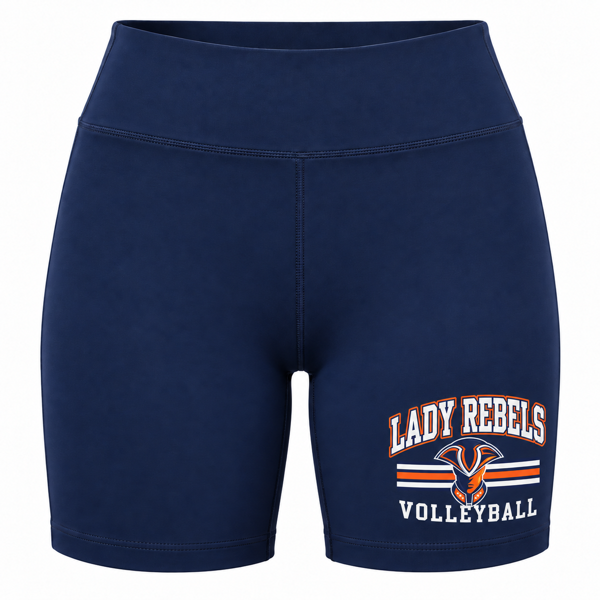 Lady Rebels Volleyball Collegiate Mascot Women's Bike Shorts