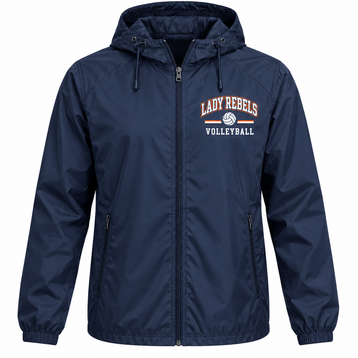 Lady Rebels Volleyball Collegiate Full-Zip Windbreaker