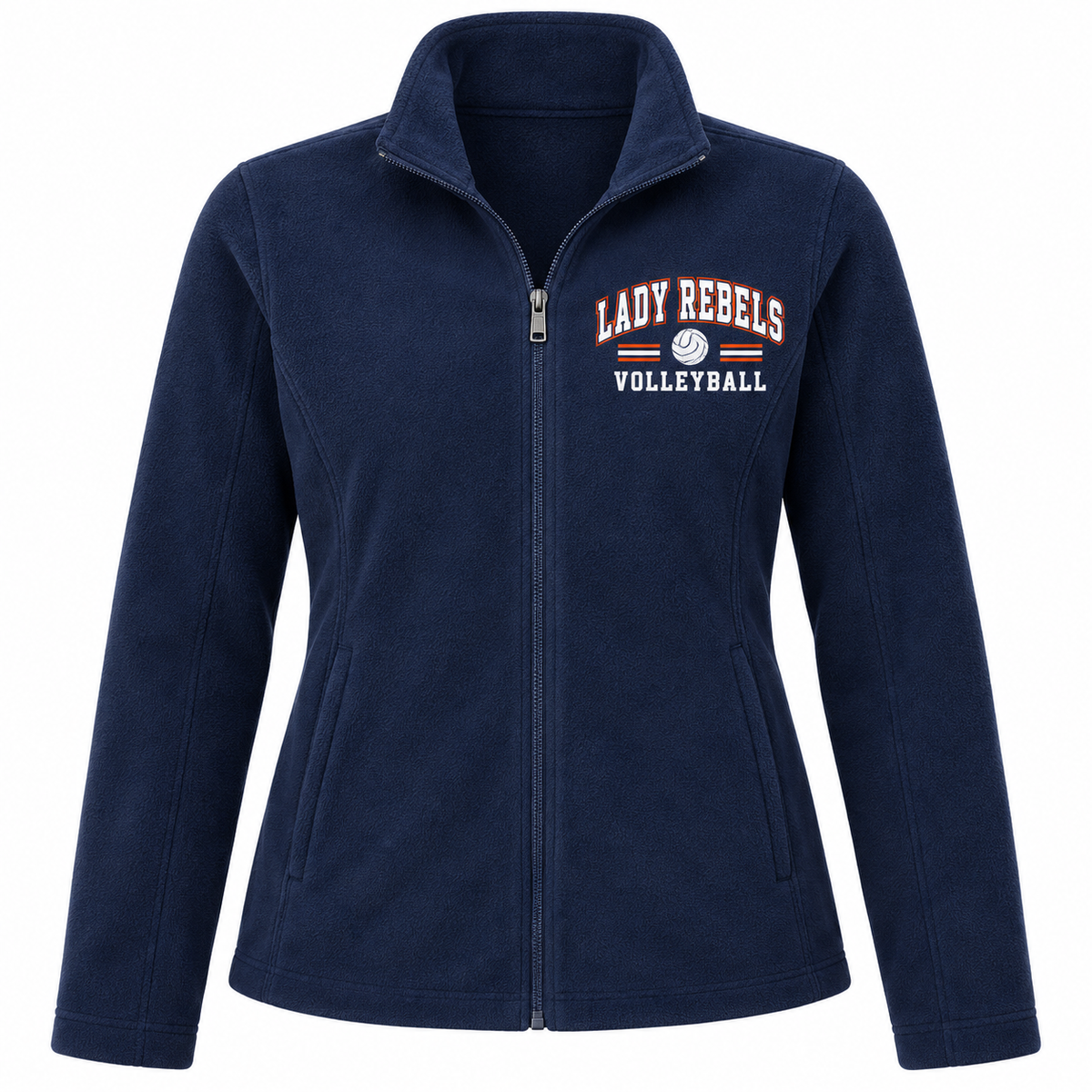 Lady Rebels Volleyball Collegiate Fleece Zip Jacket