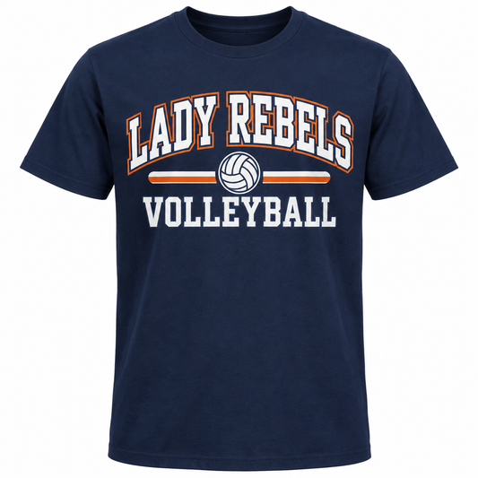 Lady Rebels Volleyball Collegiate Classic T-Shirt