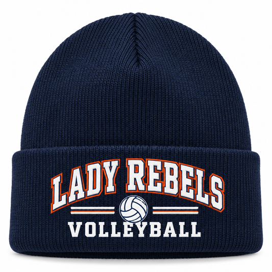 Lady Rebels Volleyball Collegiate Knit Beanie