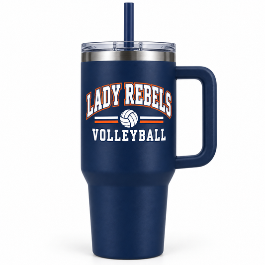 Lady Rebels Volleyball Collegiate Handled Tumbler