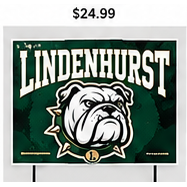 Lindenhurst Bulldogs Bulldog Pride Yard Sign